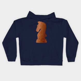 Chess Knight Low Poly Kids Hoodie